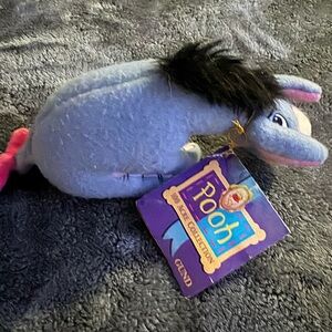 Gund Eeyore Plush with Blue and Pink Accents